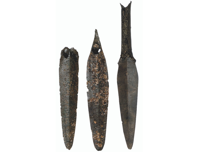 Pugnali in bronzo dalle terramare di Montale e Redù. 1550 – 1140 a.C.