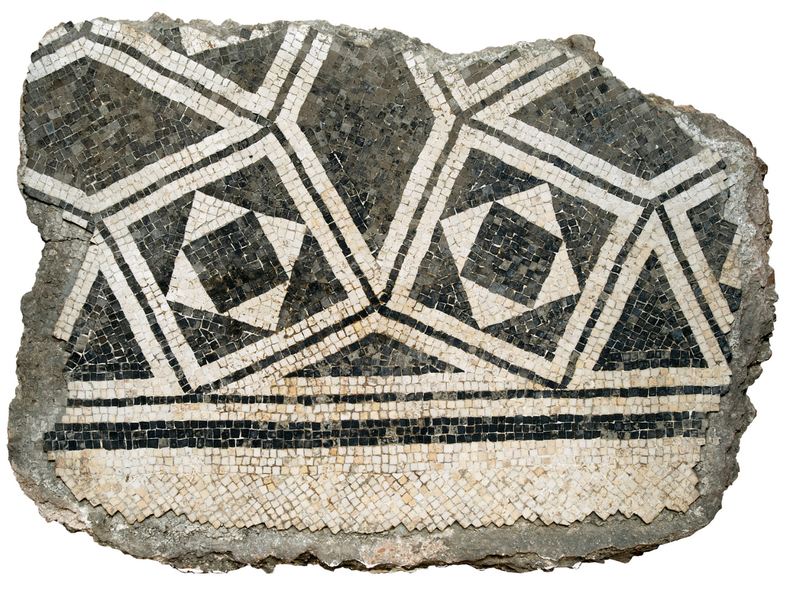 Frammento di mosaico pavimentale. Largo Garibaldi. II secolo d.C.