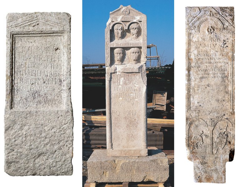 Stele funeraria di Lucius Rubrius Stabilio Primus. Fine I secolo a.C. - inizio I secolo d.C.