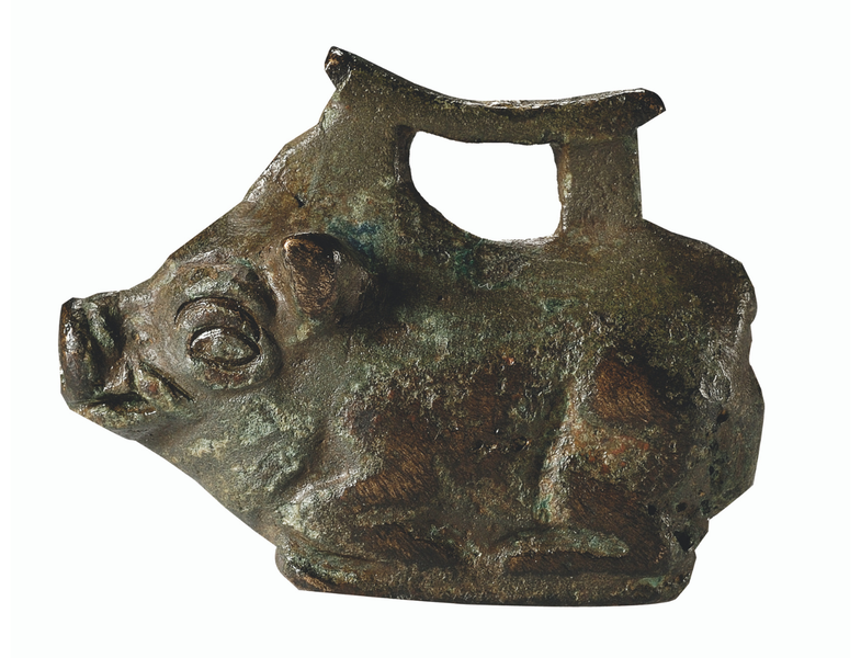 Peso in bronzo raffigurante un cinghiale. Castelvetro. I – II secolo d.C.