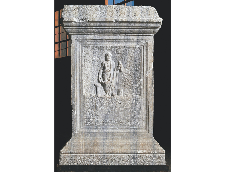 Stele funeraria di Caius Purpurarius Nicephor. Fine I secolo d.C.