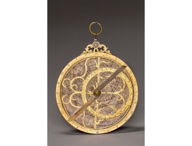 Astrolabio planisferico. Ottone dorato e argentato. Italia (?), fine XVI - inizio XVII sec.
